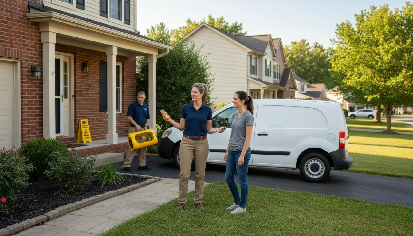 Water restoration image for Home Water Damage Repair in Alma, AR